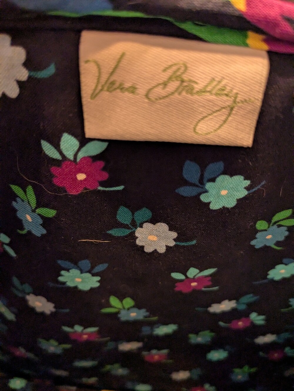 Vera Bradley Midnight Blues Floral Quilted Tablet Case - Picture 7 of 9